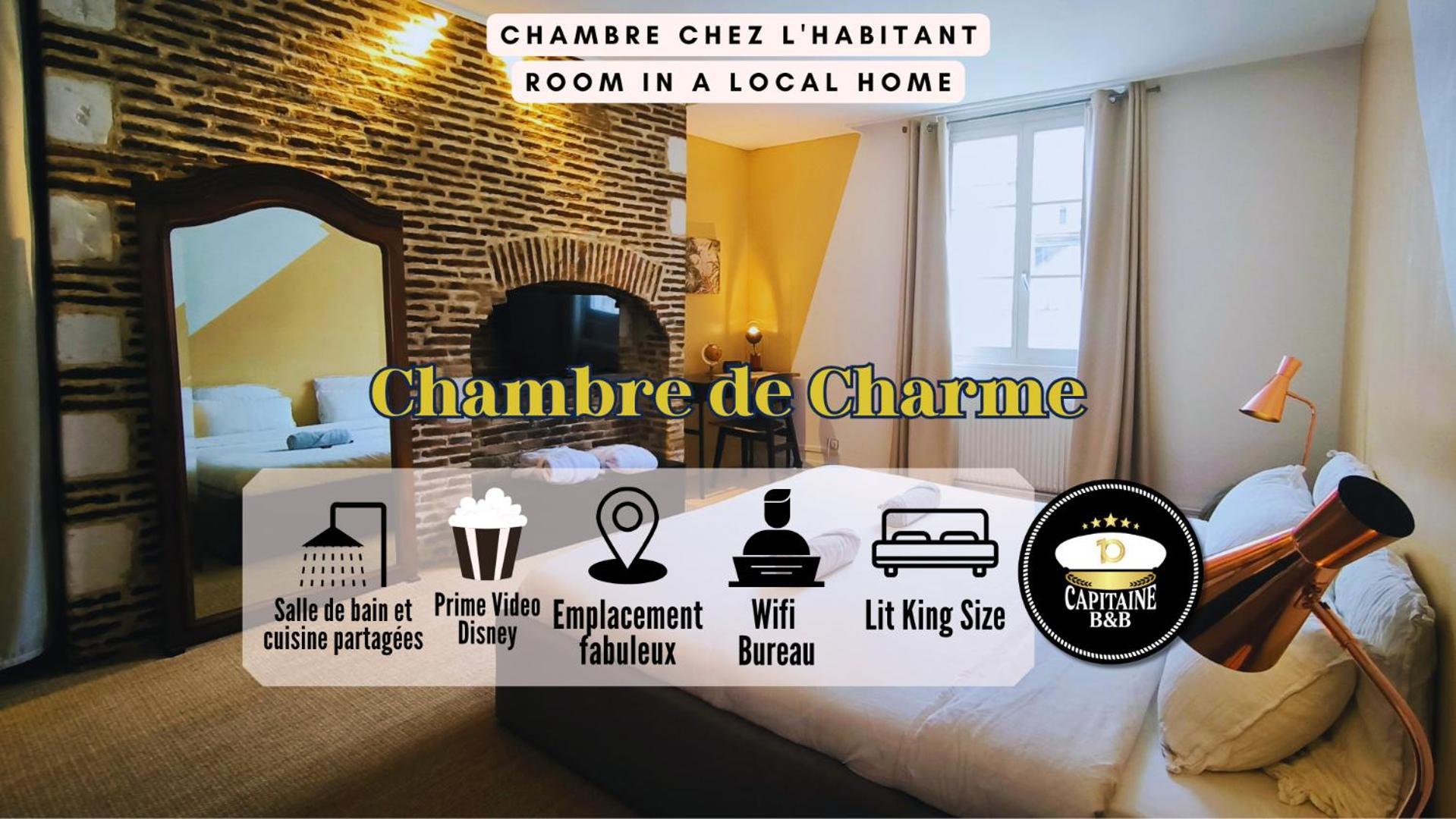 Chambre Privee Confort Charme Hypercentre Chez L'Habitant Troyes Kültér fotó
